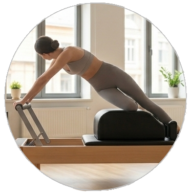 Ilustração de pilates