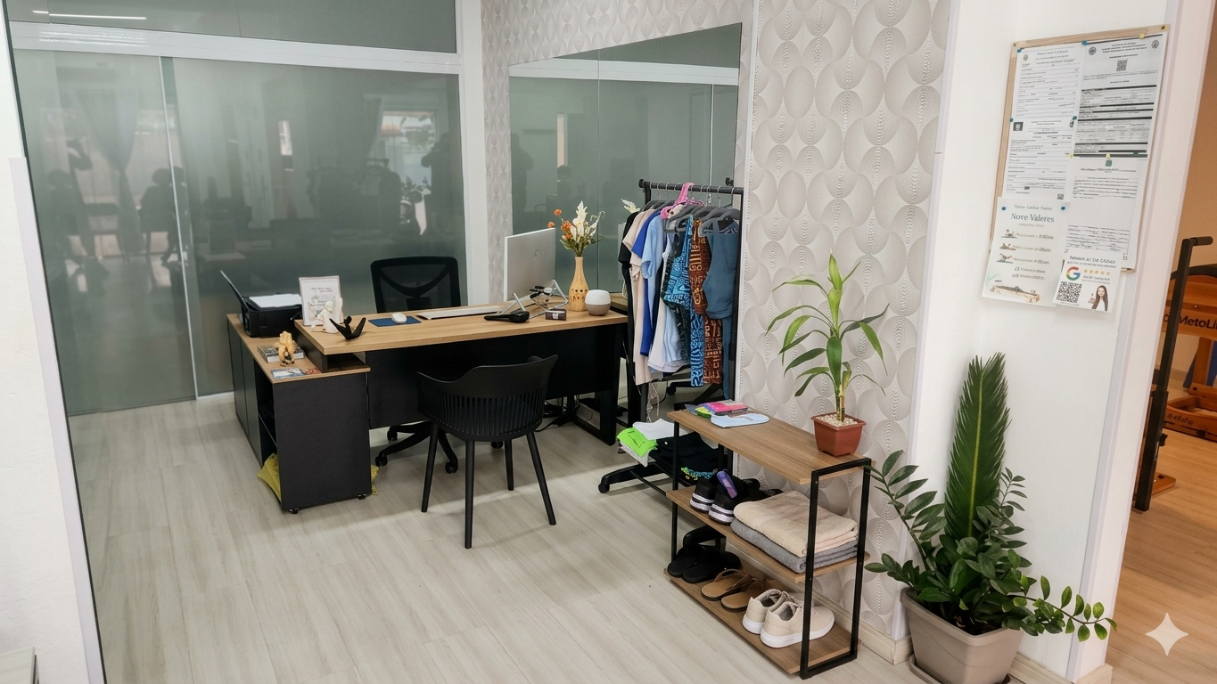 Aparelhos de pilates do studio
